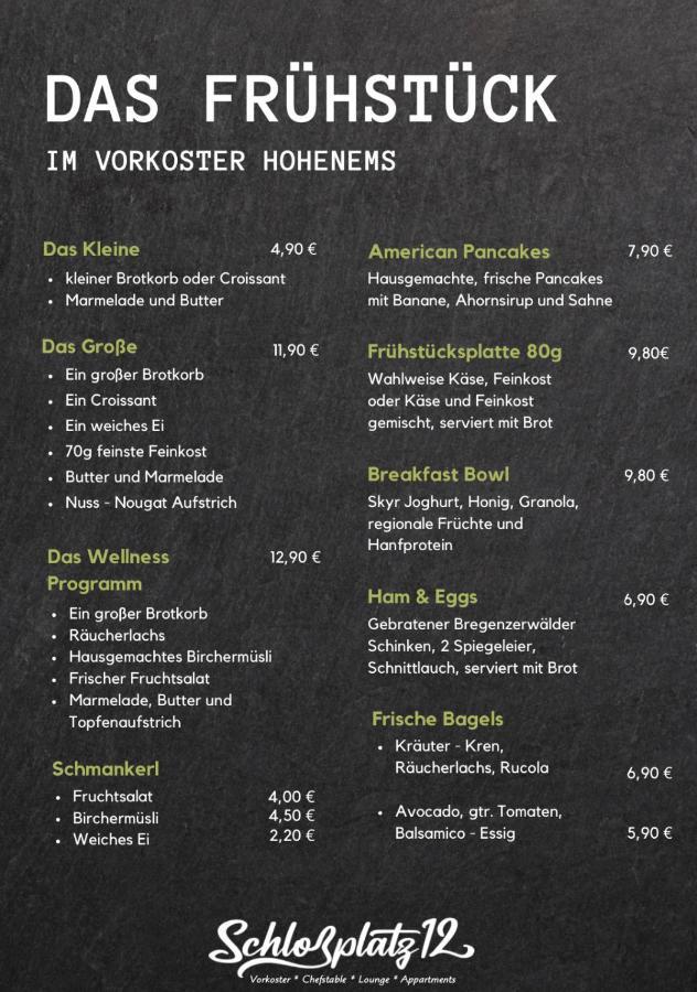 Zimmer & Appartements Am Schlossplatz Хоэнемс Экстерьер фото